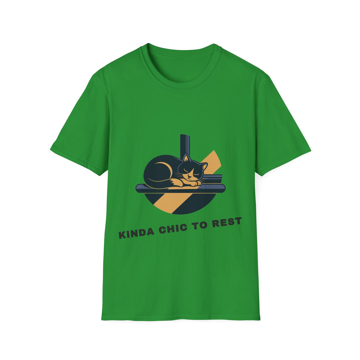 Cat Resting T-Shirt — "Kinda Chic to Rest" Graphic Tee - Trending Now - September 2026