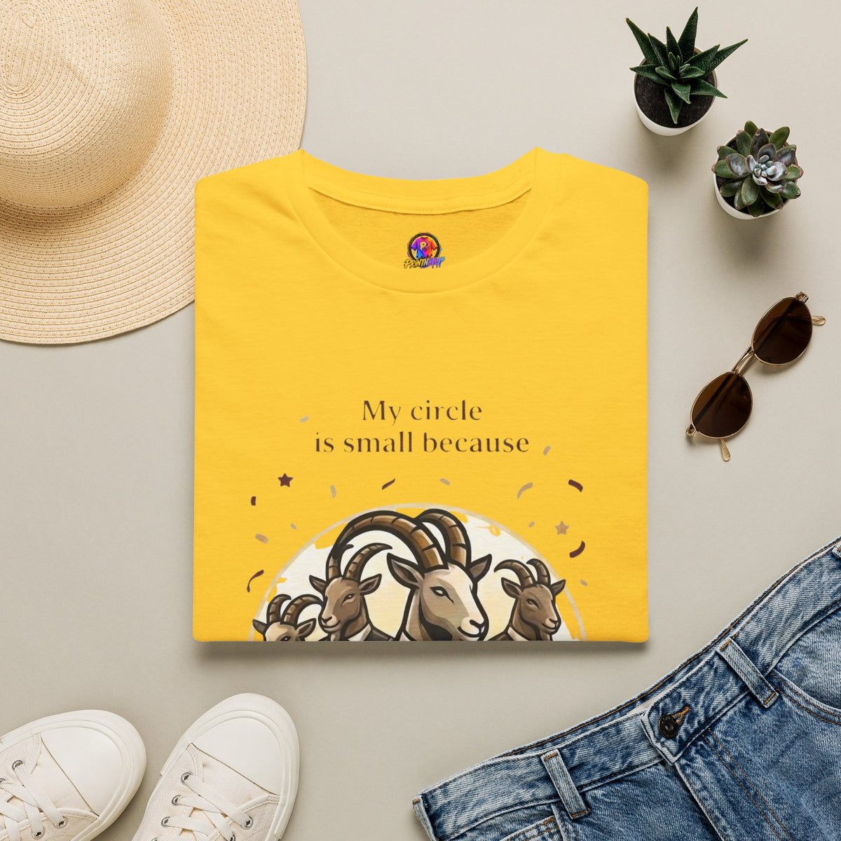 Capricorn Zodiac T-Shirt — "My Standards Are High" Astrology Tee