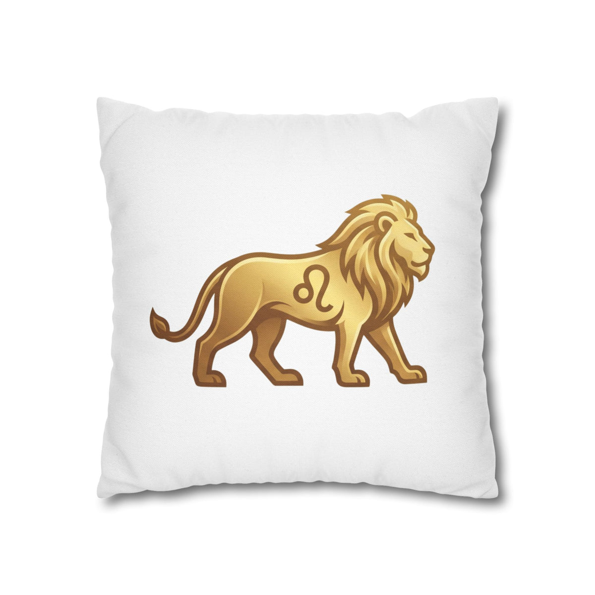 Leo Zodiac Lion Pillowcase — Astrology Decorative Throw Pillow Cover