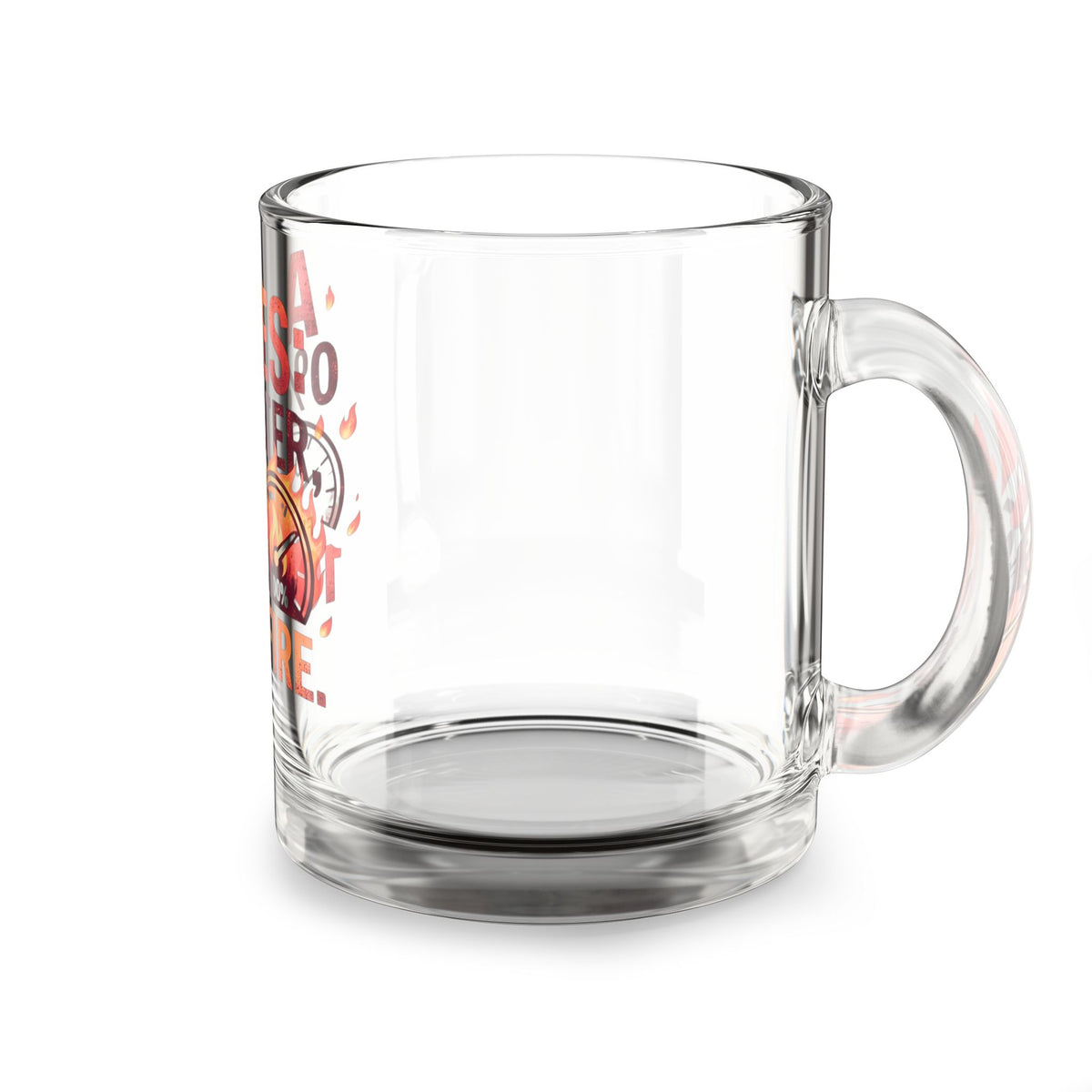 Aries Glass Mug – "0% Filter, 100% Fire" Zodiac Coffee Cup (10oz)