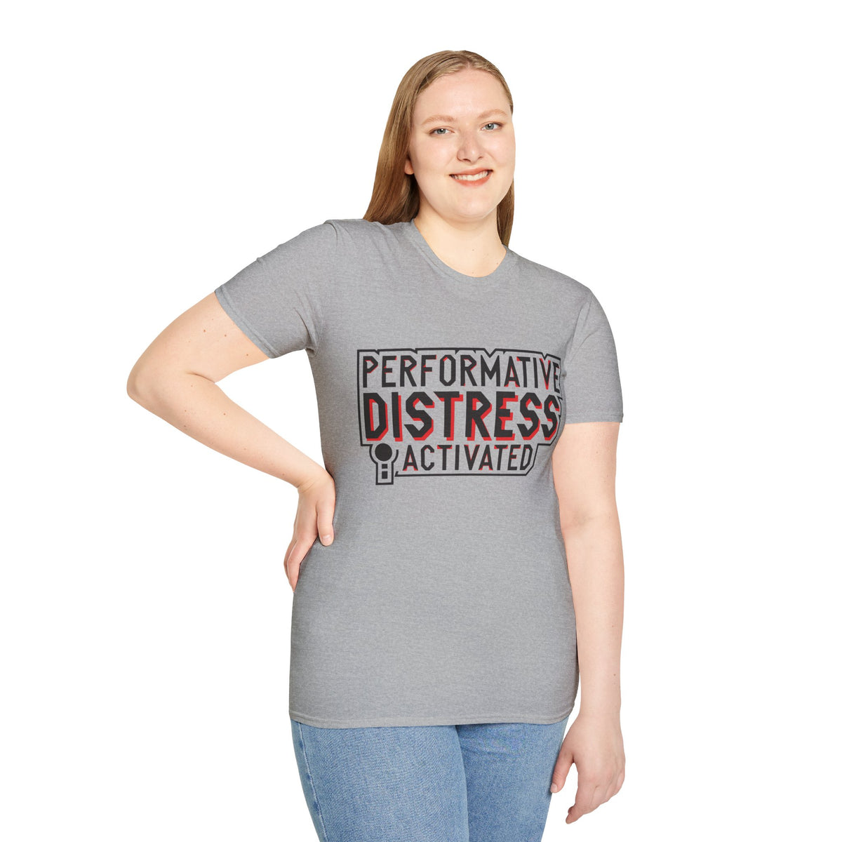 Performative Distress Activated T-Shirt - Trending Now - August 2026