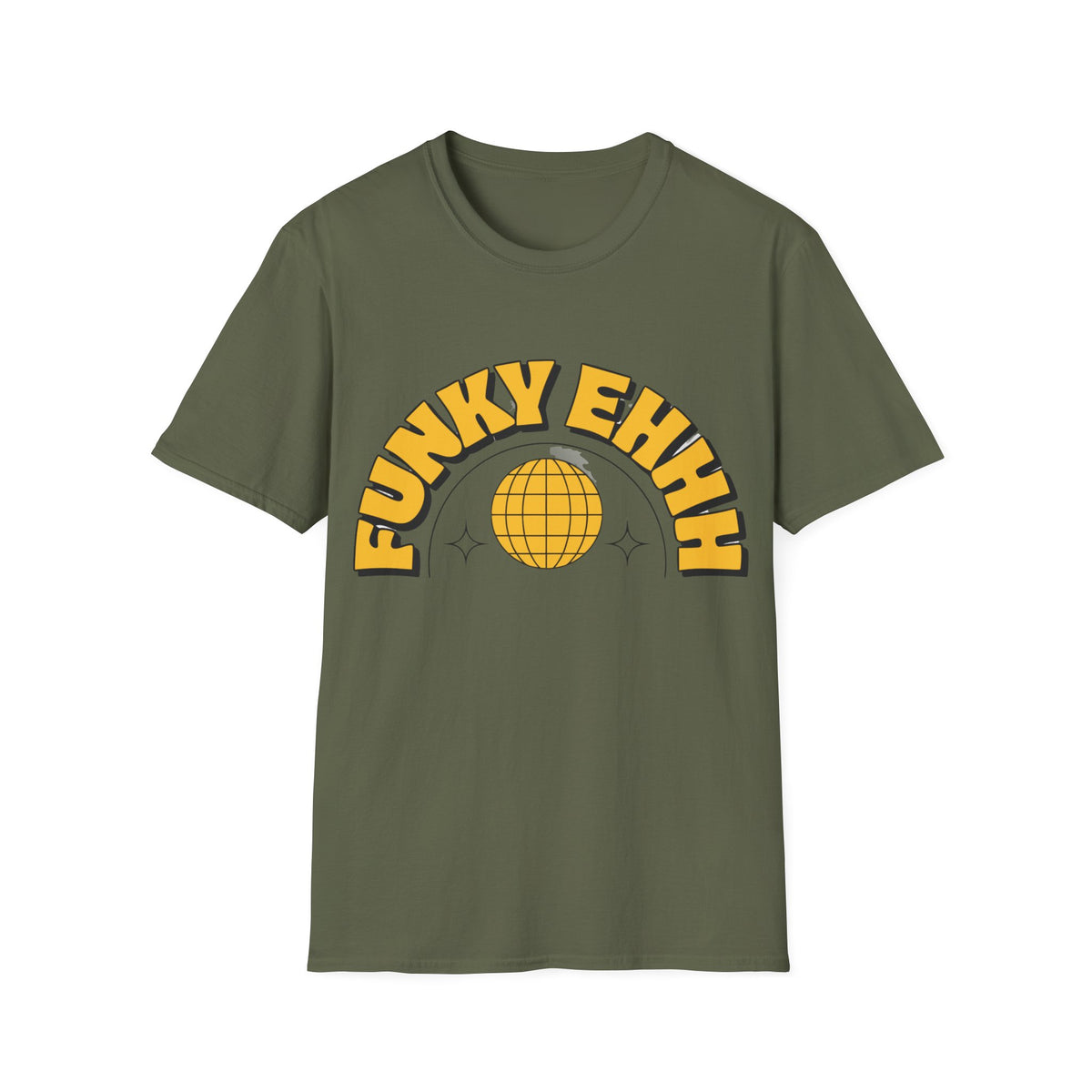 Funky Ehhh T-Shirt — Retro Yellow Disco Graphic Tee - Trending Now - August 2026
