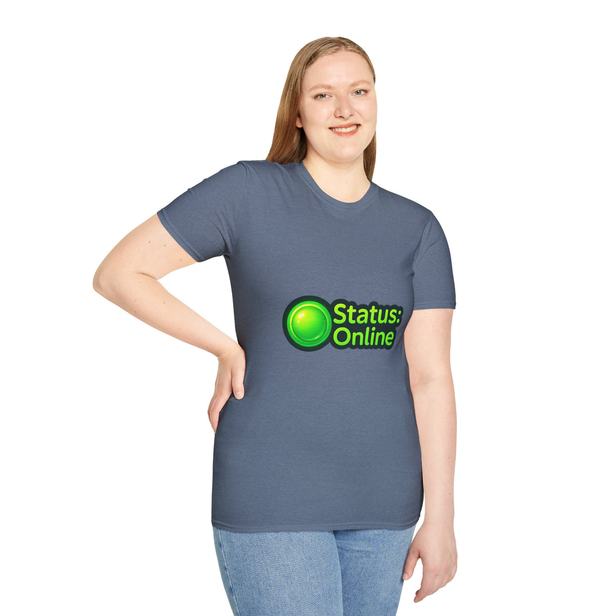 Status Online T-Shirt — Green Online Status Icon Tee - Trending Now - October 2026