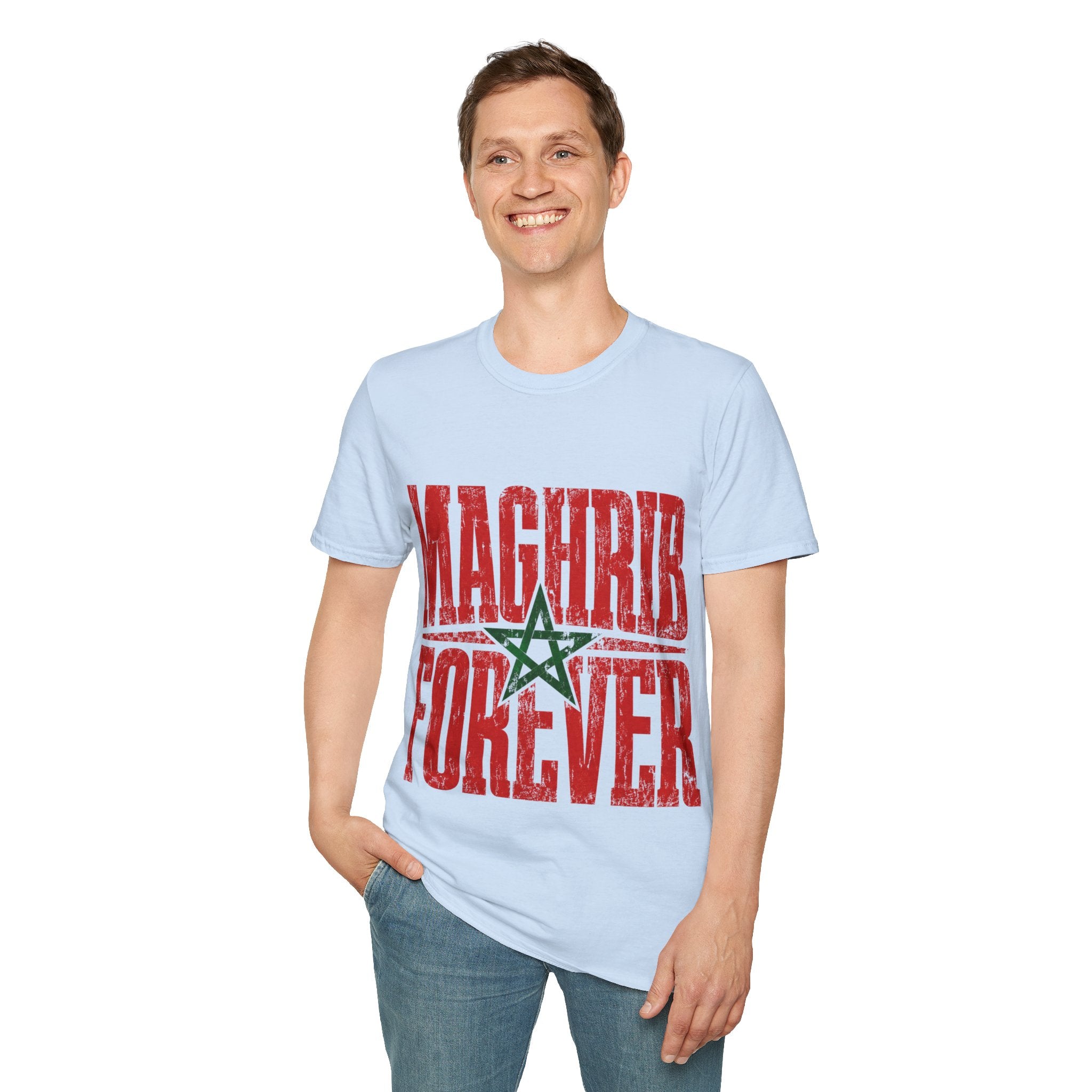 Morocco T-Shirt — Maghrib Forever Moroccan Flag Graphic Tee