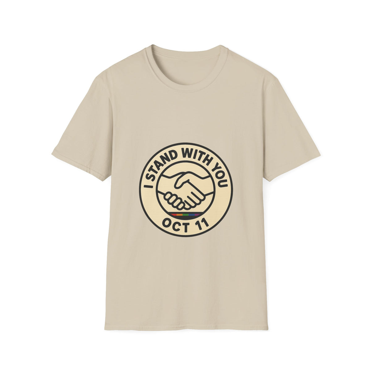 I Stand With You Oct 11 T‑Shirt — Solidarity Handshake Tee - Trending Now - October 2026