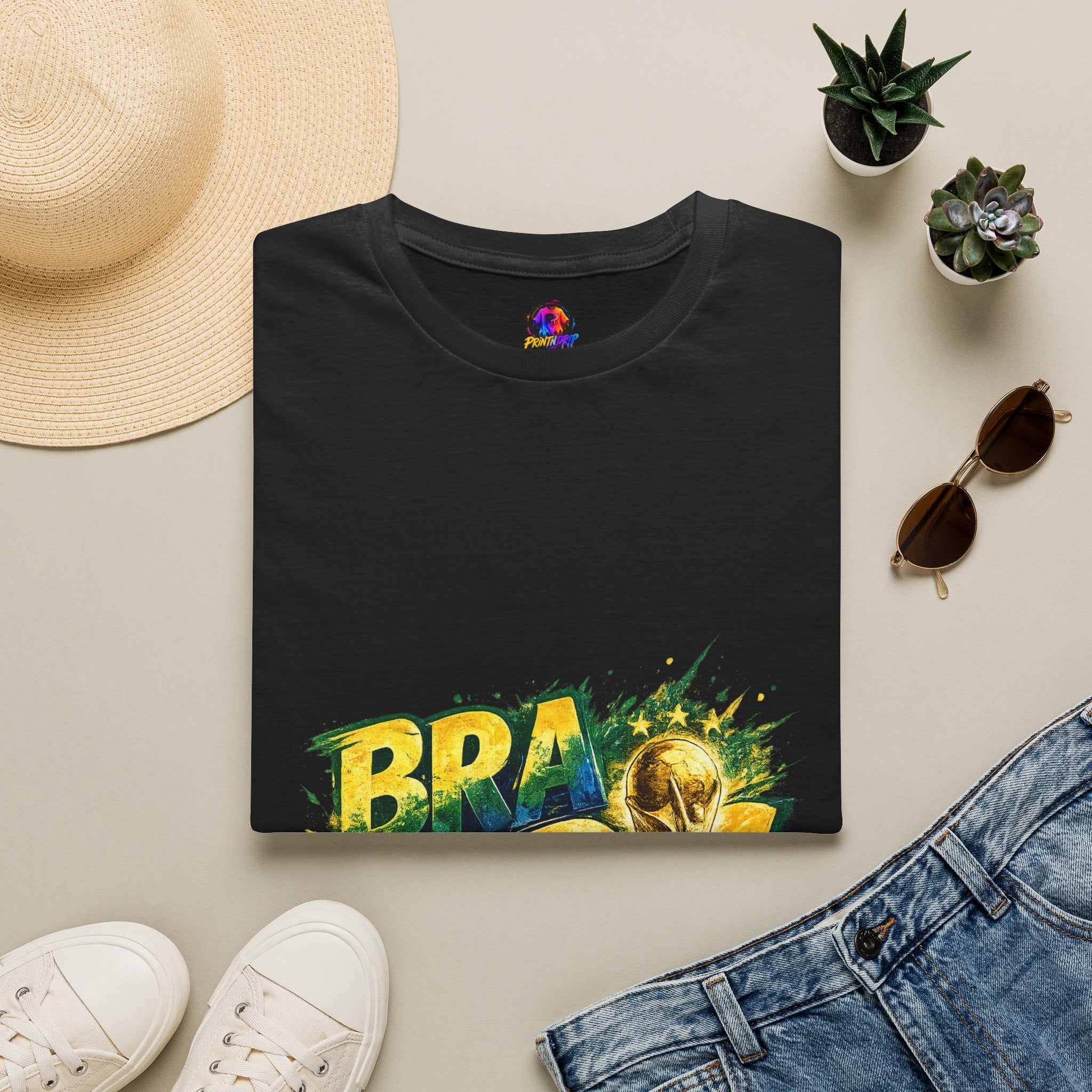 Brazil 25 T‑Shirt — Brazil Soccer World Cup Graphic Tee