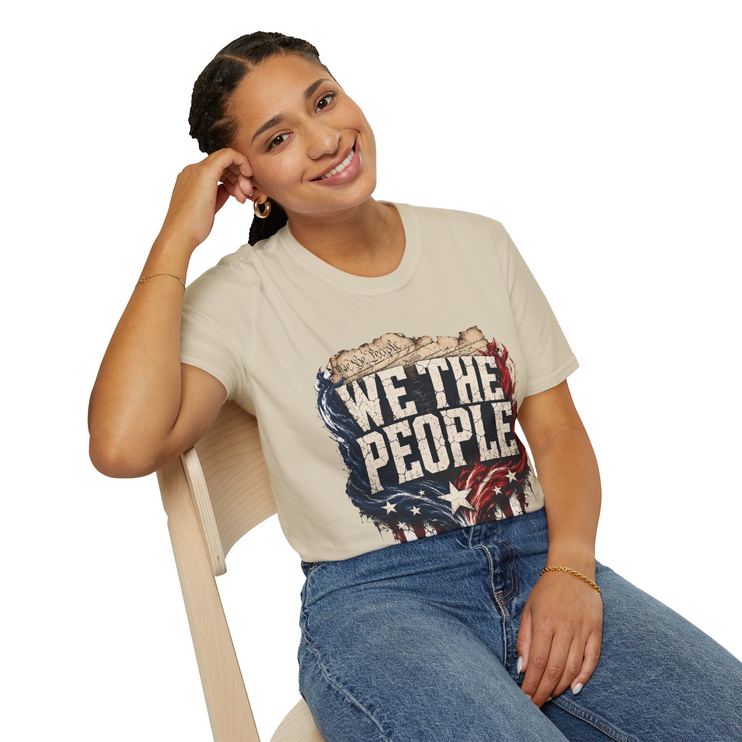 We The People T‑Shirt — Patriotic Americana Tee with ‘We The People’ Design