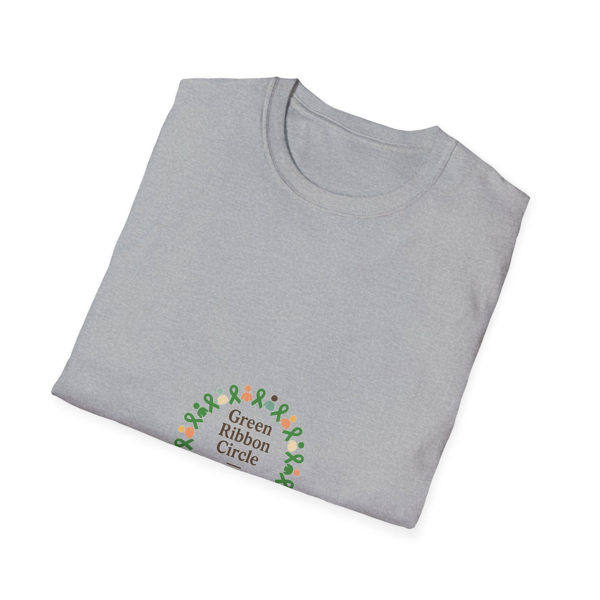Green Ribbon Circle T-Shirt — Awareness Support Tee - Trending Now - October 2026