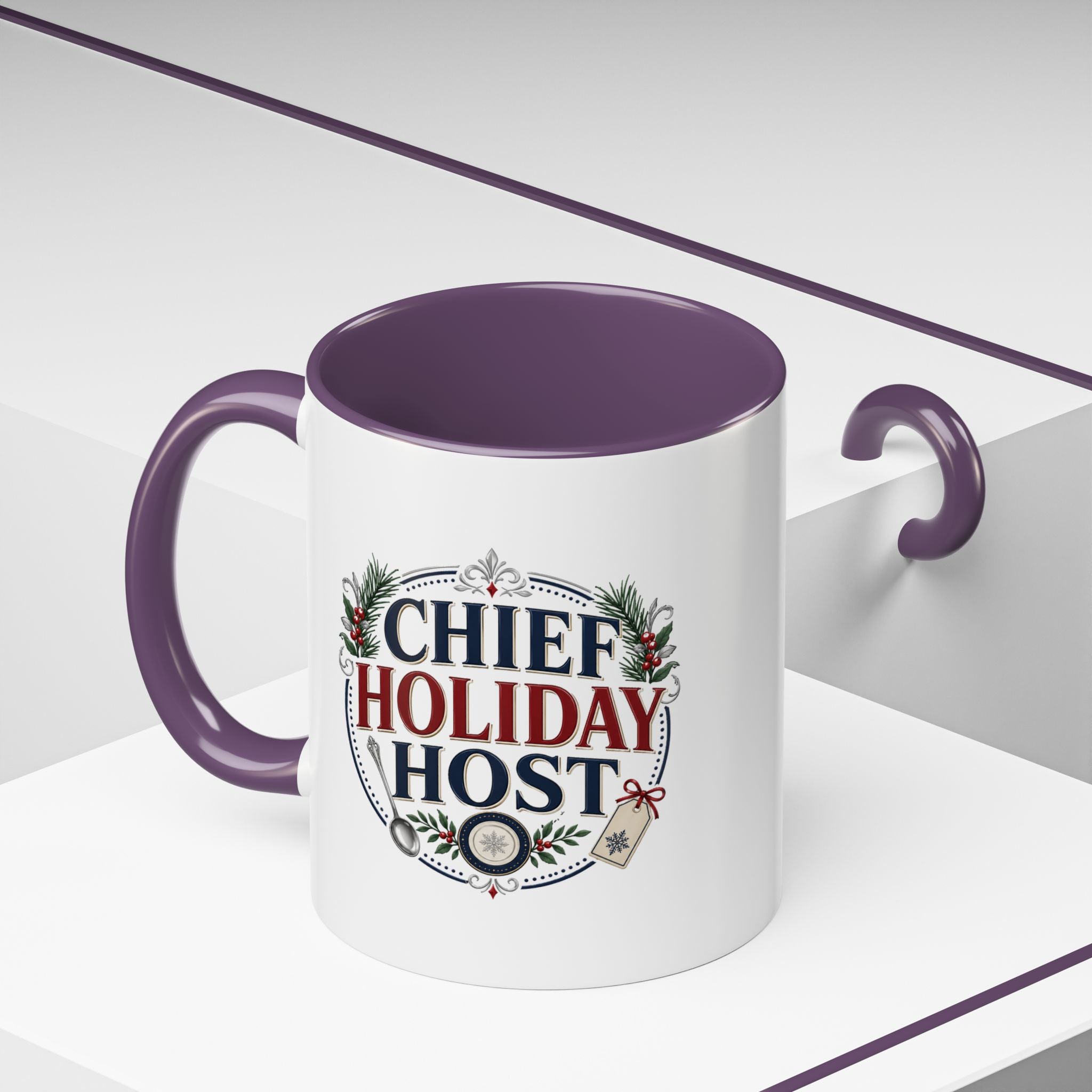 Christmas Chief Holiday Host Coffee Mug — Festive Christmas Morning Gift