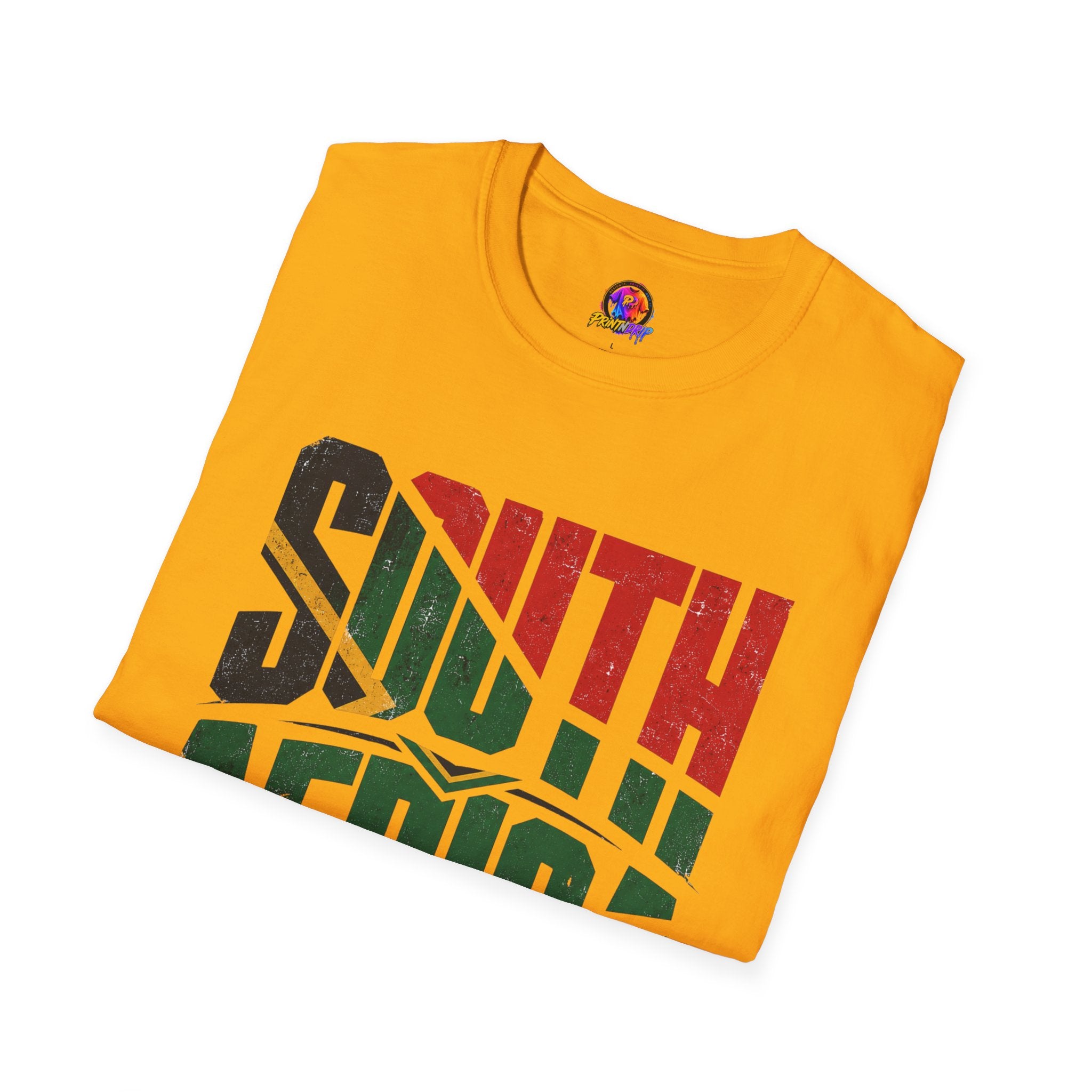 South Africa Soccer T-Shirt — Vintage Flag Football Fan Tee