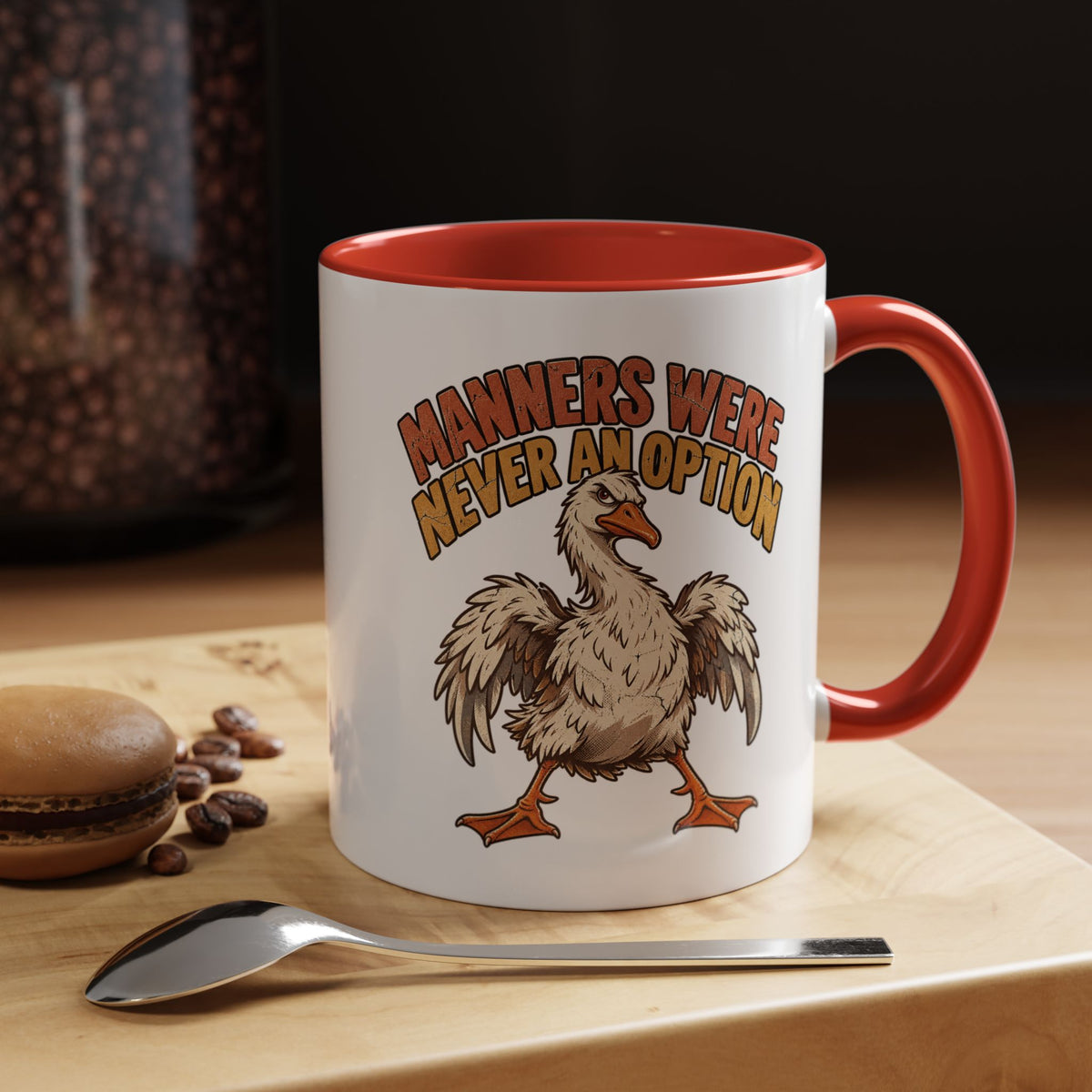 Manners Were Never An Option Funny And Witty  Coffee Mug