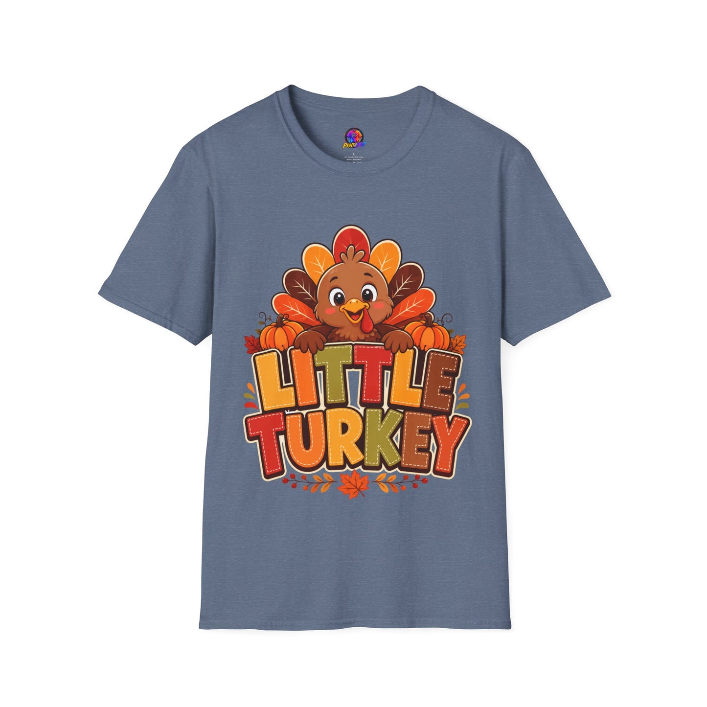 Little Turkey T‑Shirt – Cute Thanksgiving Kids & Family Tee
