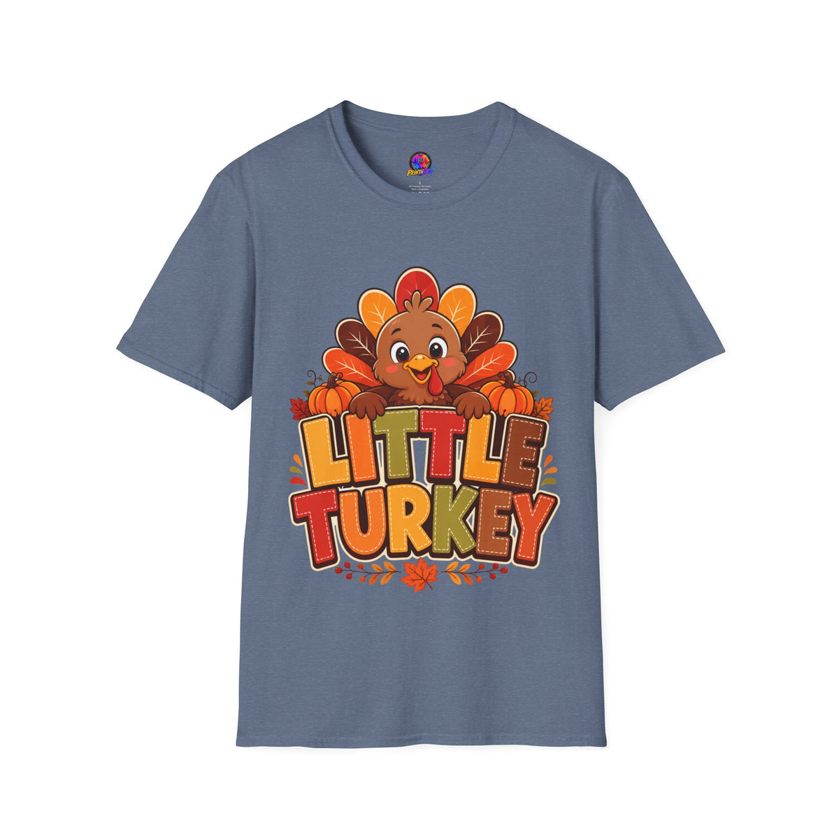 Thanksgiving T-Shirt Little Turkey T‑Shirt – Cute Thanksgiving Kids & Family Tee