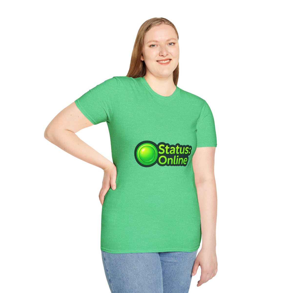 Status Online T-Shirt — Green Online Status Icon Tee - Trending Now - October 2026
