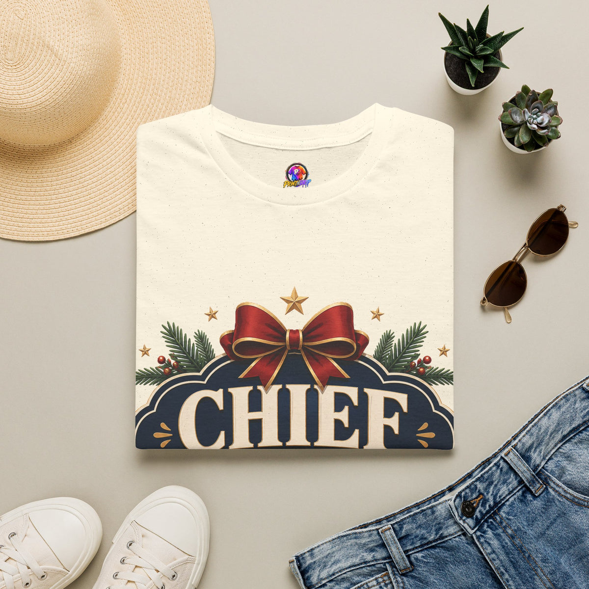 Christmas T-Shirt — "Chief Christmas Coordinator" Holiday Graphic Tee