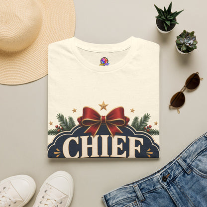 Christmas T-Shirt — "Chief Christmas Coordinator" Holiday Graphic Tee