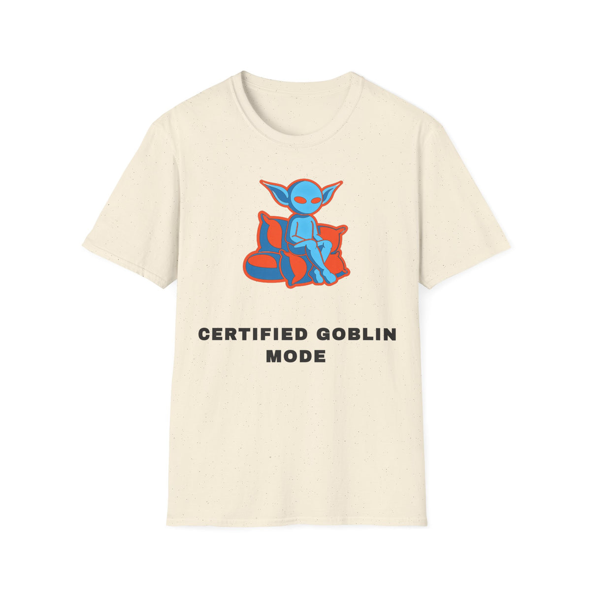 Certified Goblin Mode T-Shirt — Cute Blue Goblin Graphic Tee - Trending Now - September 2026