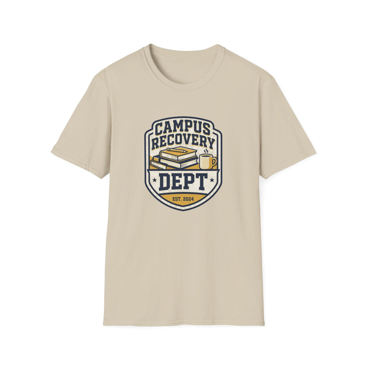 Campus Recovery Dept. T-Shirt — Collegiate Support Logo Tee - Trending Now - August 2026
