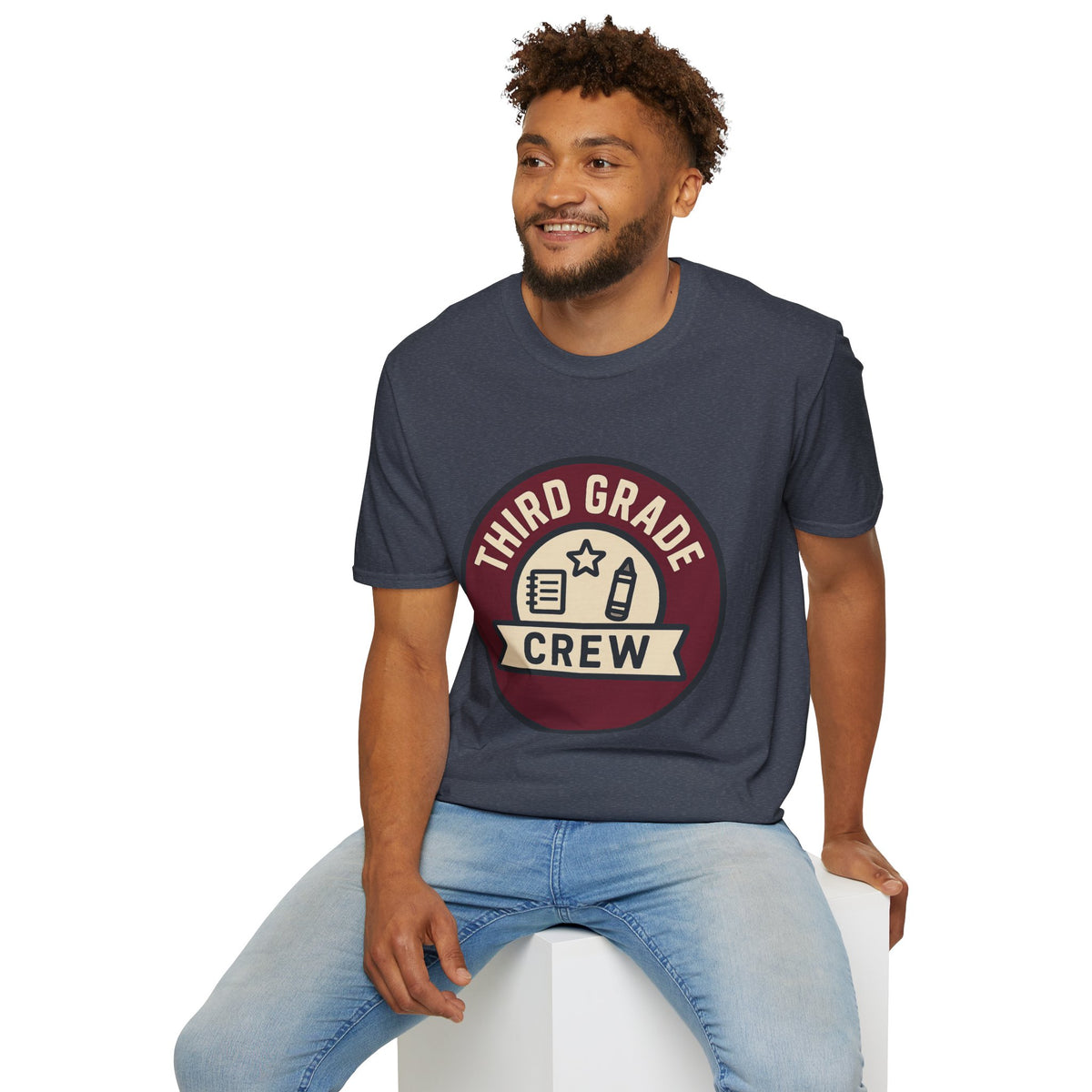 Third Grade Crew T-Shirt — Retro School Teacher & Student Tee - Trending Now - August 2026