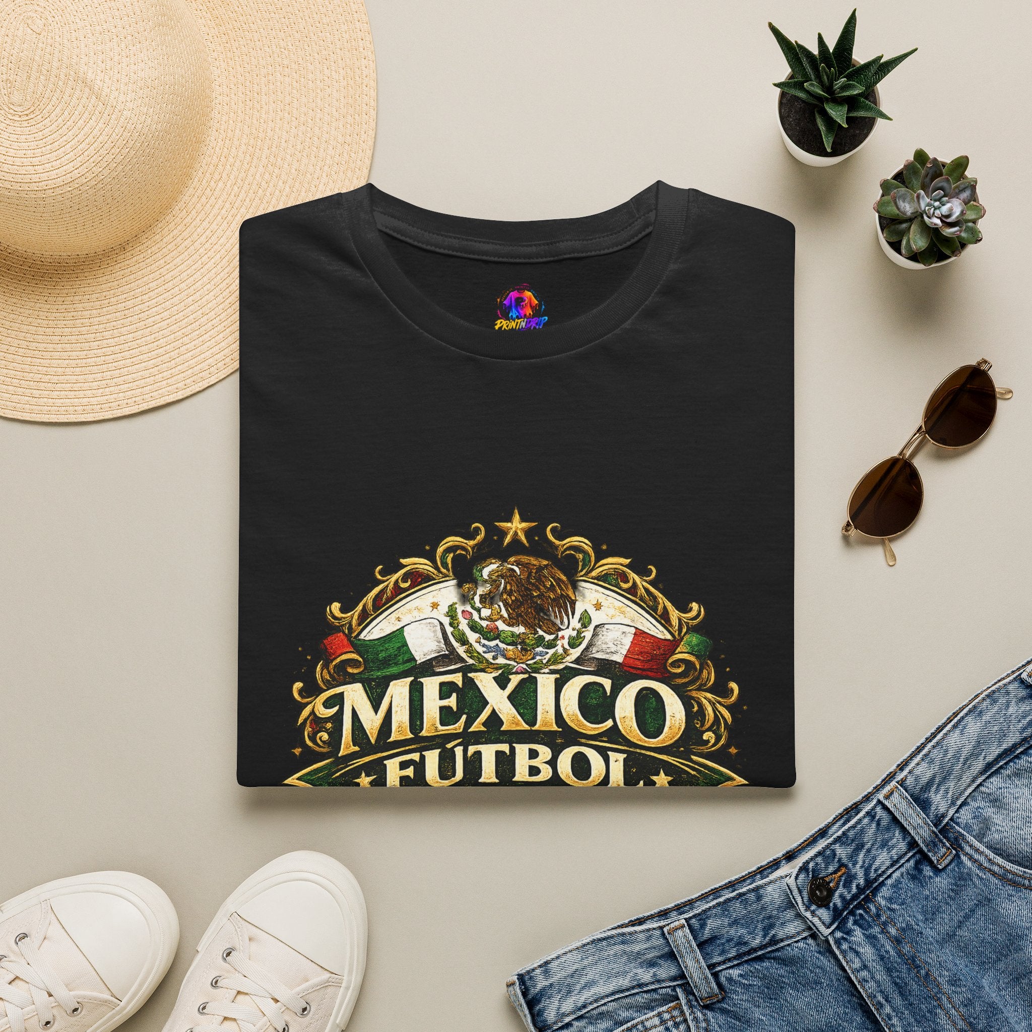 Mexico Fútbol Orgullo T-Shirt — Mexican Soccer Pride Graphic Tee