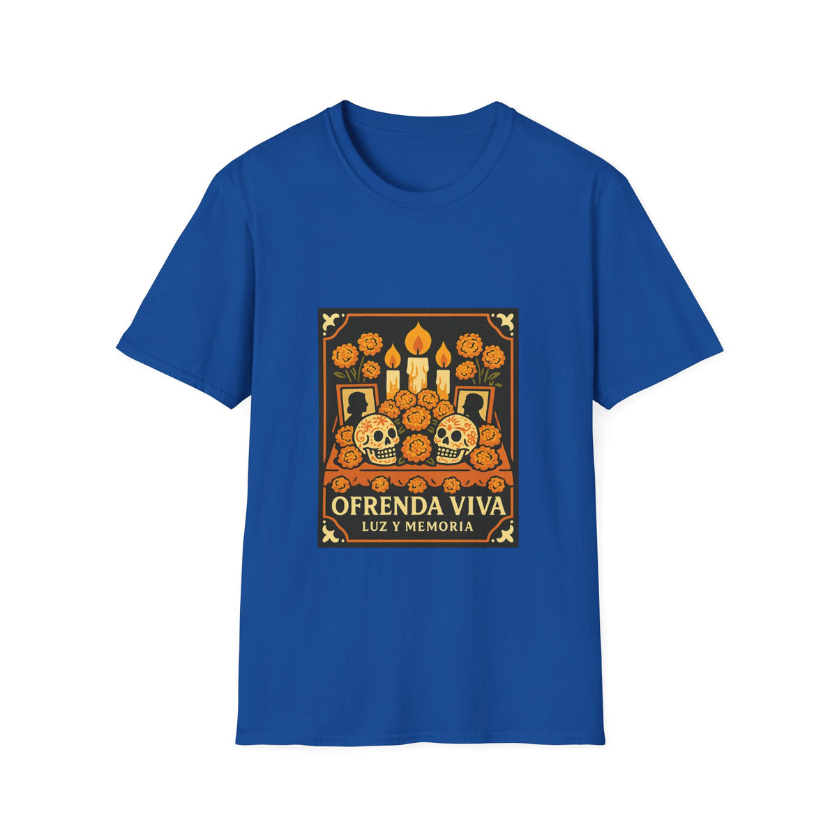 Day of the Dead T-Shirt — 'Ofrenda Viva' Calavera Altar Design - Trending Now - October 2026