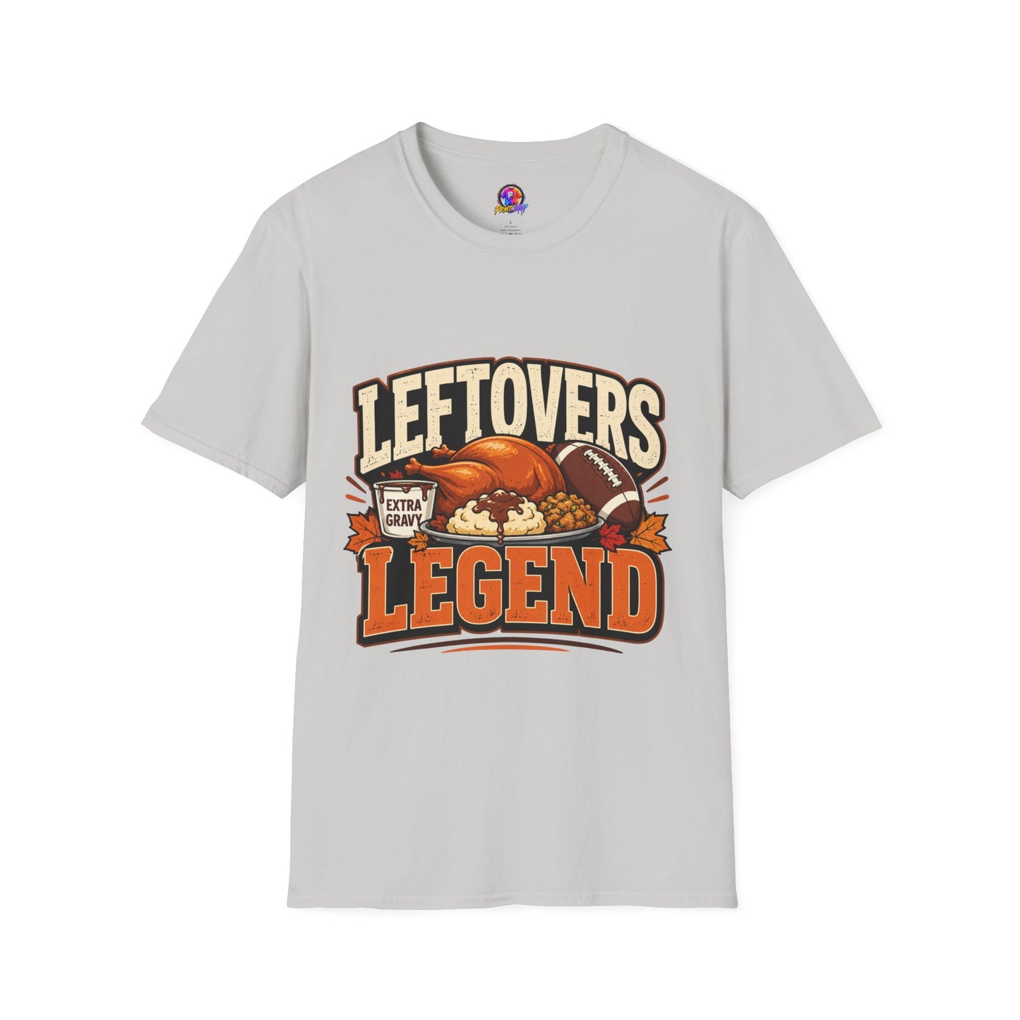 Leftovers Legend T-Shirt — Thanksgiving Football Turkey Graphic Tee