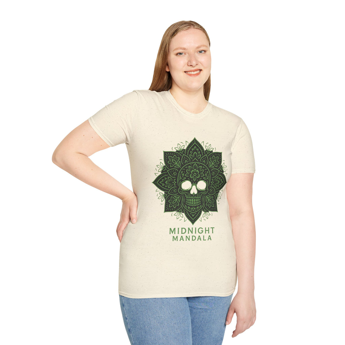 Mandala Skull T-Shirt — Midnight Mandala Floral Skull Tee - Trending Now - August 2026