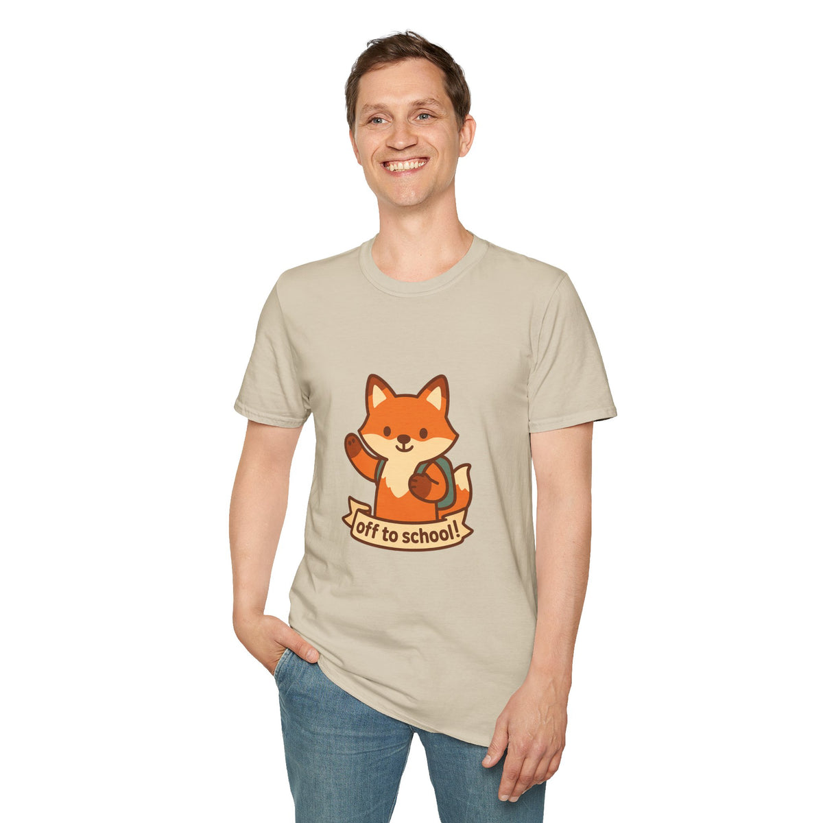 Cute Fox "Off to School" T-Shirt — Kids/Teacher Back-to-School Tee - Trending Now - August 2026