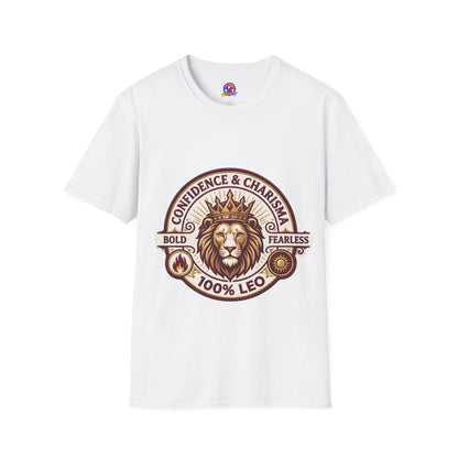 Leo Zodiac T-Shirt — Confidence & Charisma Lion Horoscope Tee