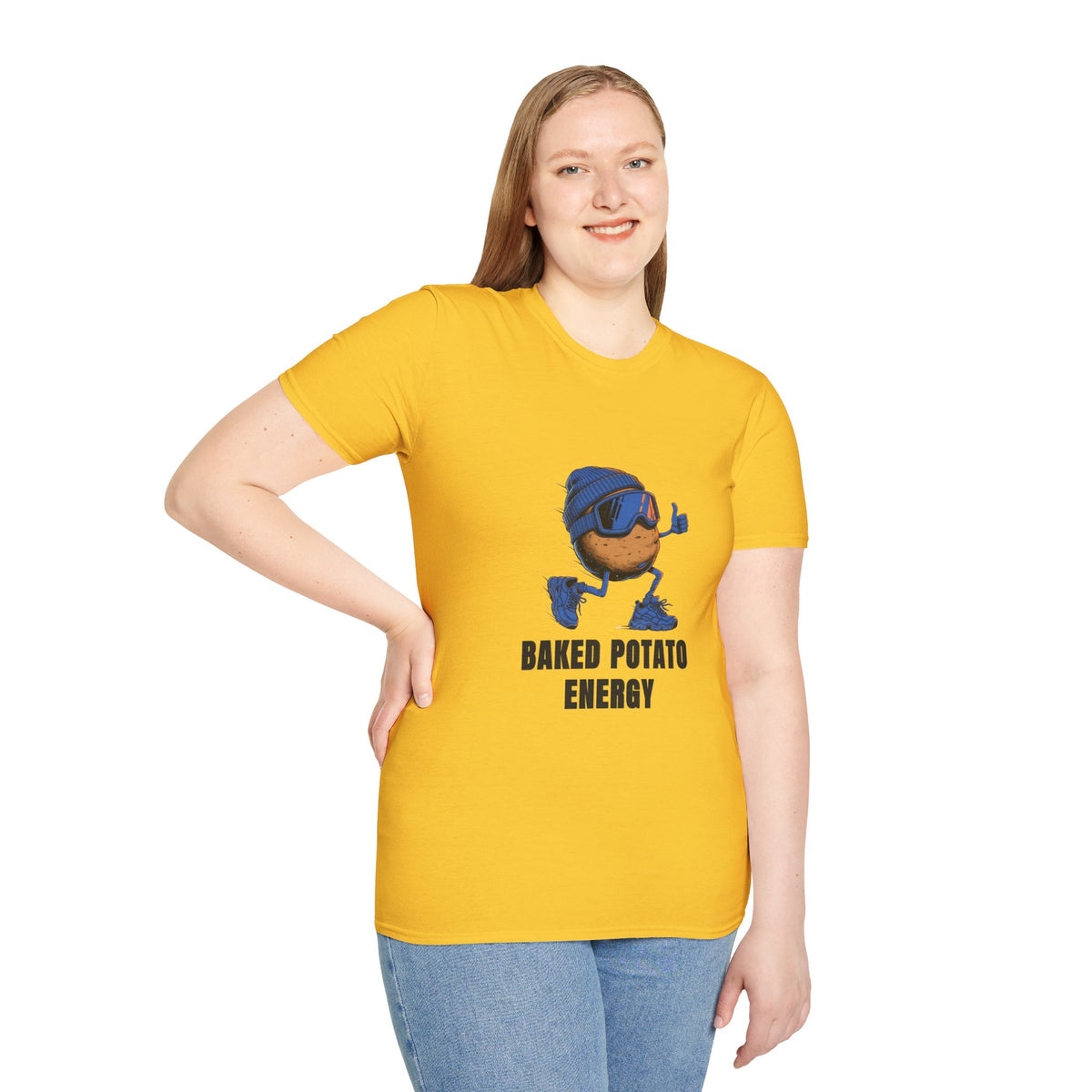 Baked Potato Energy T-Shirt — Cute Thumbs-Up Potato Graphic Tee - Trending Now - August 2026