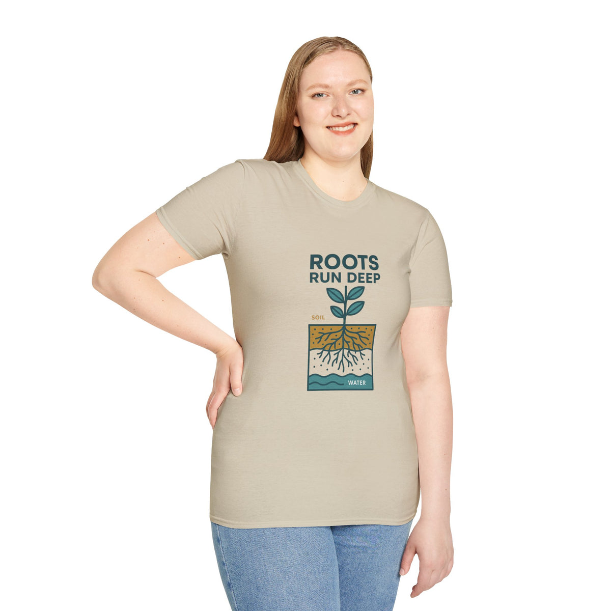 Roots Run Deep T-Shirt — Eco Plant Graphic Tee - Trending Now - August 2026