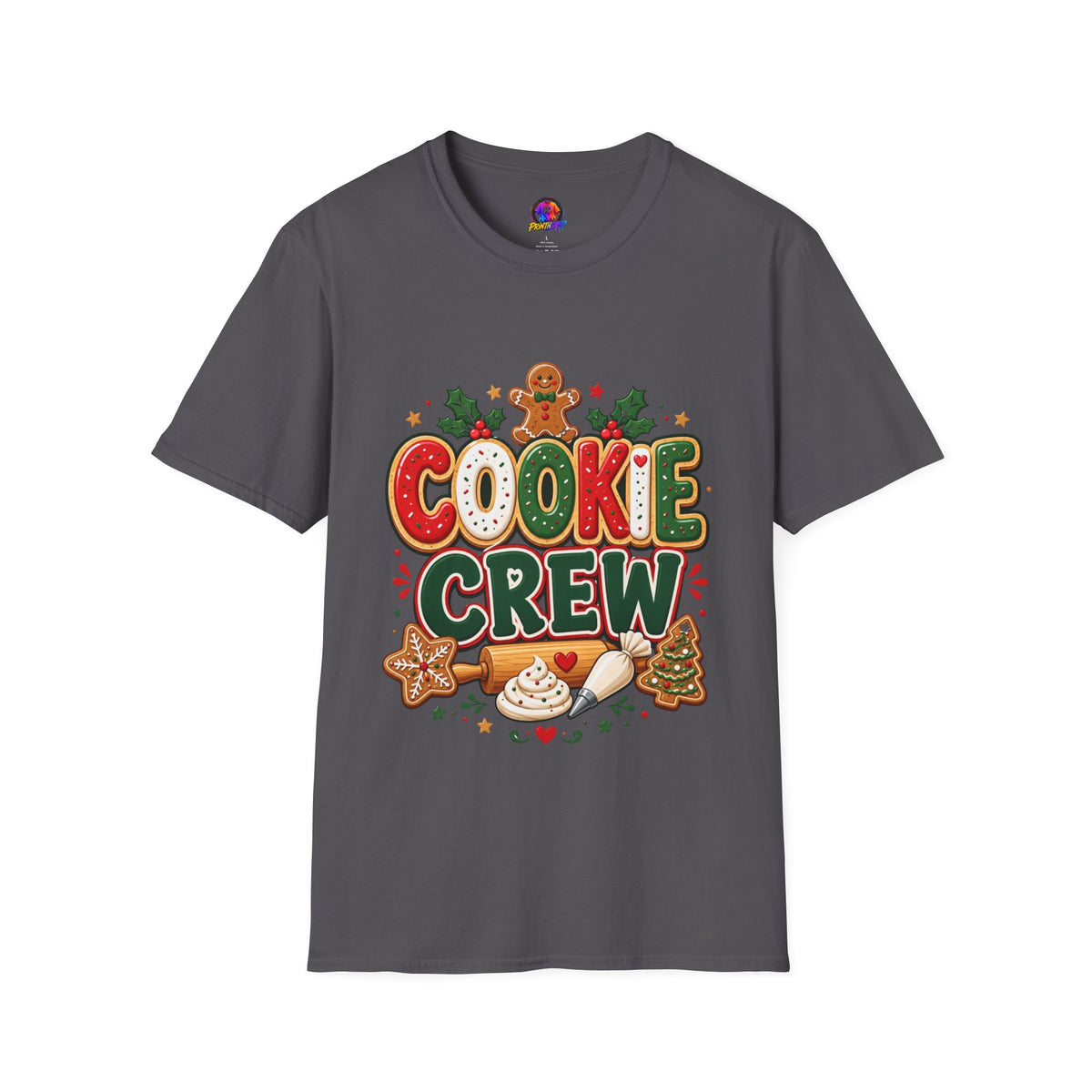 Cookie Crew T-Shirt — Christmas Gingerbread Holiday Tee