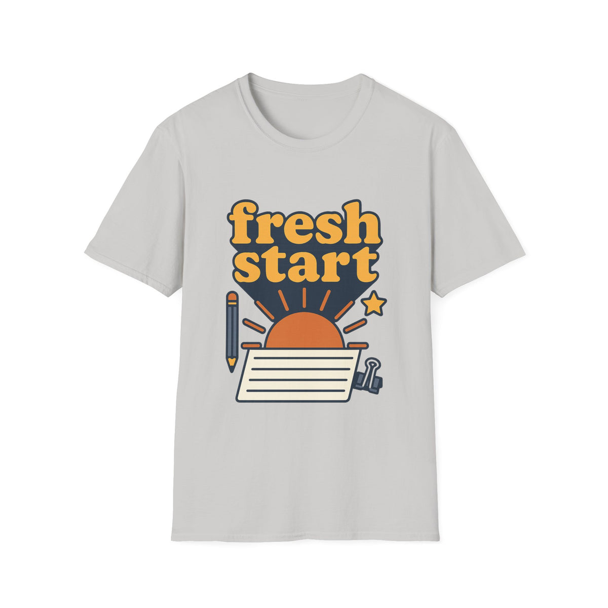 Fresh Start T-Shirt – Retro Sunrise Graphic  - Trending Now - August 2026
