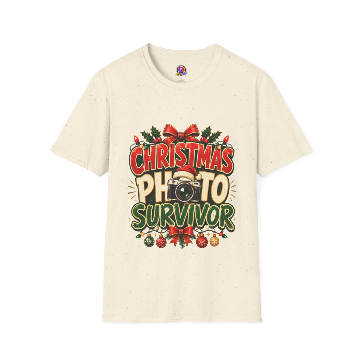 Christmas Photo Survivor T-Shirt — Funny Holiday Graphic Tee
