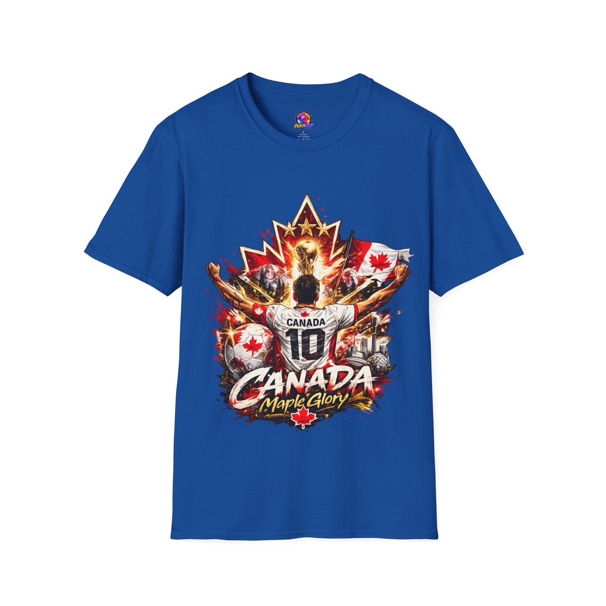 Canada Maple Glory T‑Shirt — Vintage Canadian Maple Leaf Graphic Tee