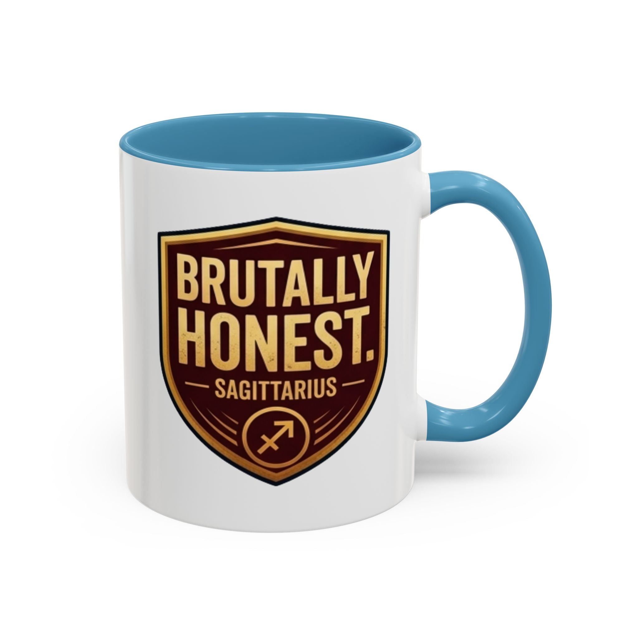 Sagittarius Coffee Mug - "Brutally Honest" Zodiac Accent Mug (11/15oz)