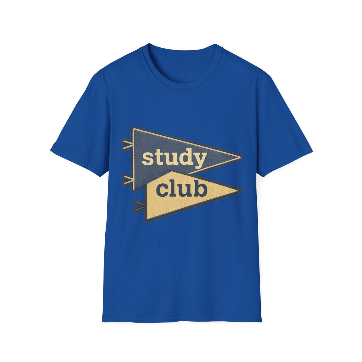 Study Club T-Shirt — Retro Pennant Student Tee - Trending Now - August 2026