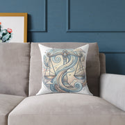 Libra Balance Zodiac Square Poly Canvas Pillow