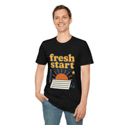 Fresh Start T-Shirt – Retro Sunrise Graphic  - Trending Now - August 2026