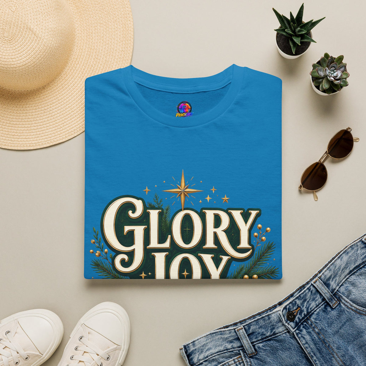 Glory Joy Peace Christmas T-Shirt