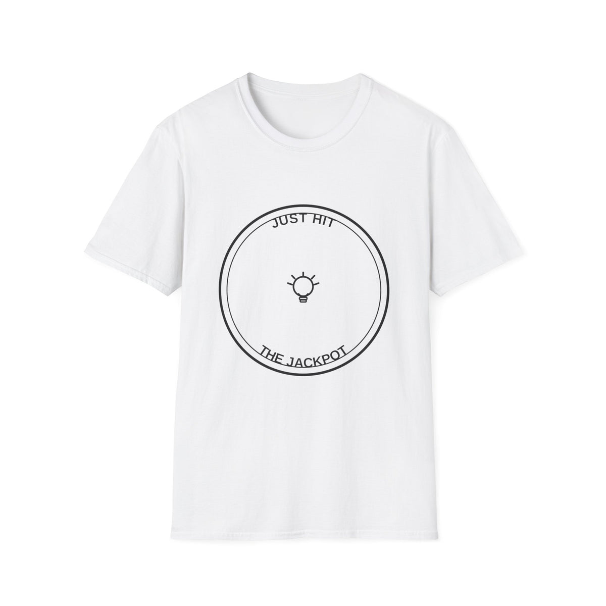 T-Shirt — "Just Hit the Jackpot" Minimal Sun Graphic Tee - Trending Now - August 2026