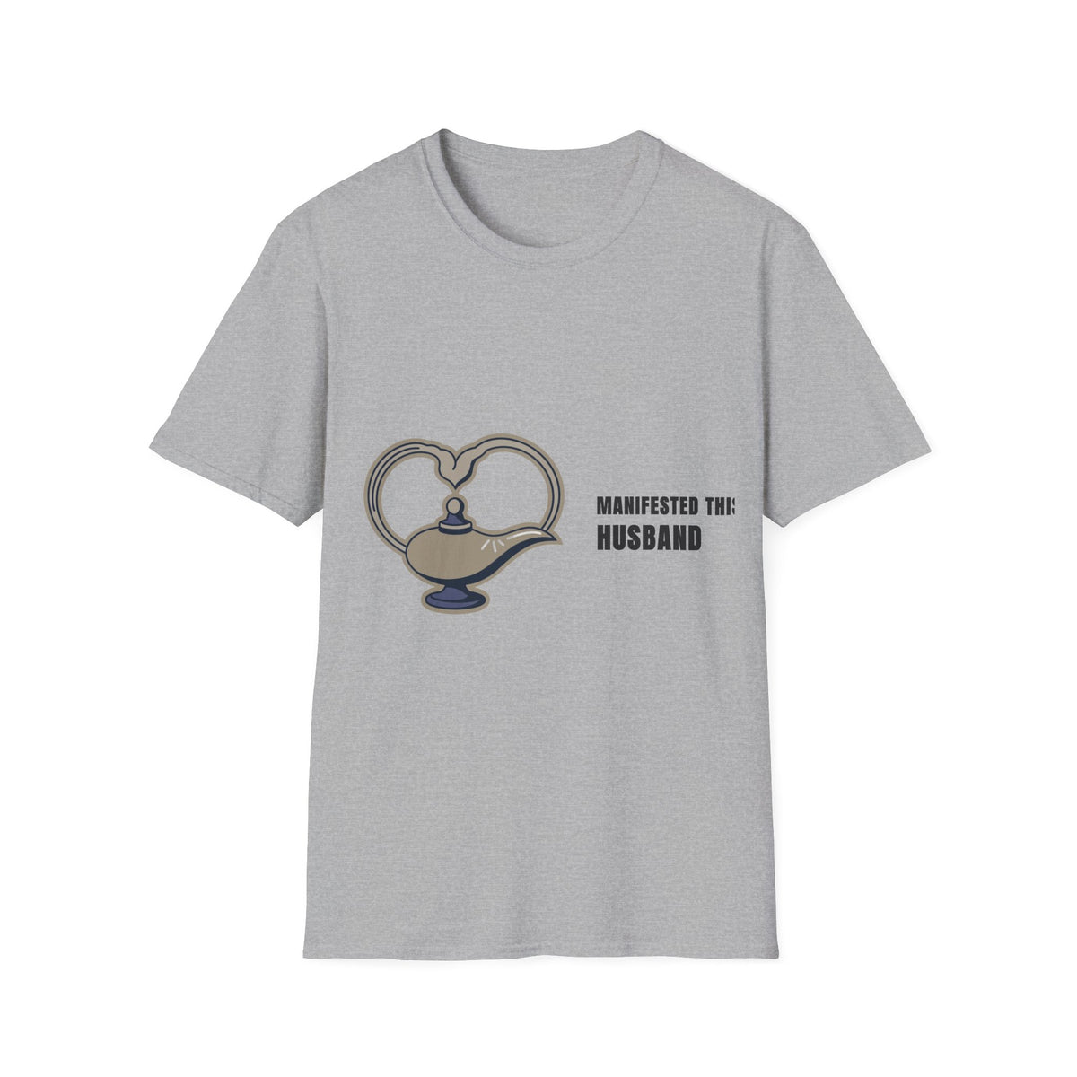 Manifesting Husband T-Shirt — Cute Genie Lamp Heart Graphic Tee - Trending Now - September 2026