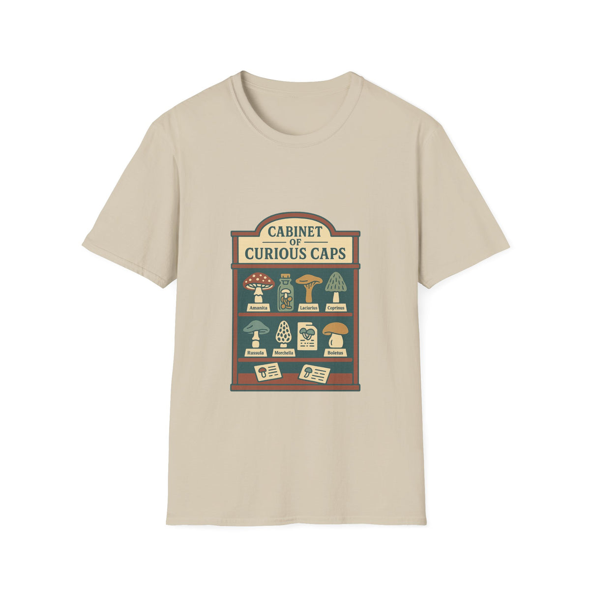 T-Shirt — Cabinet of Curious Caps Vintage Apothecary Graphic Tee - Trending Now - October 2026