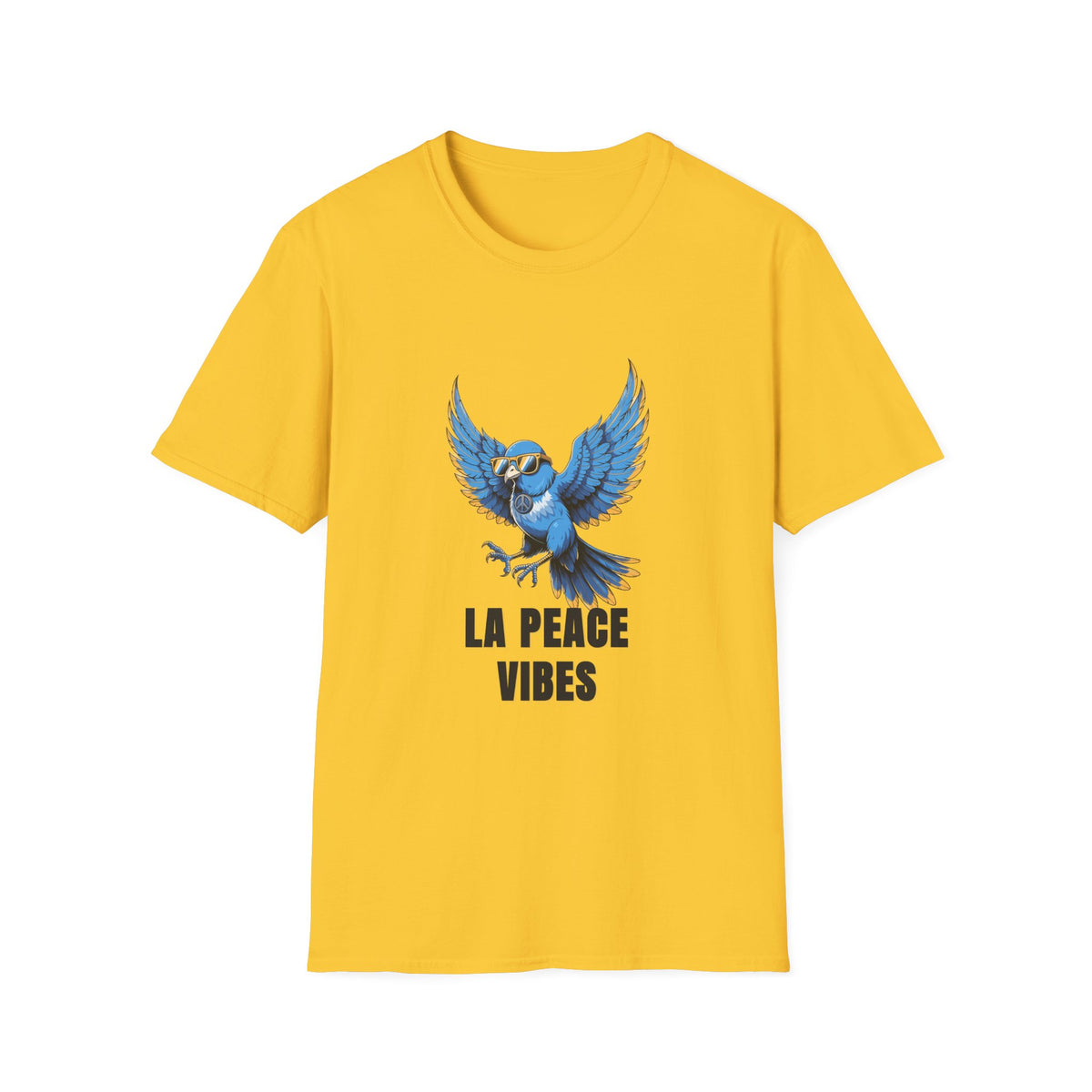 Peace Vibes Blue Parrot T-Shirt - Trending Now - August 2026