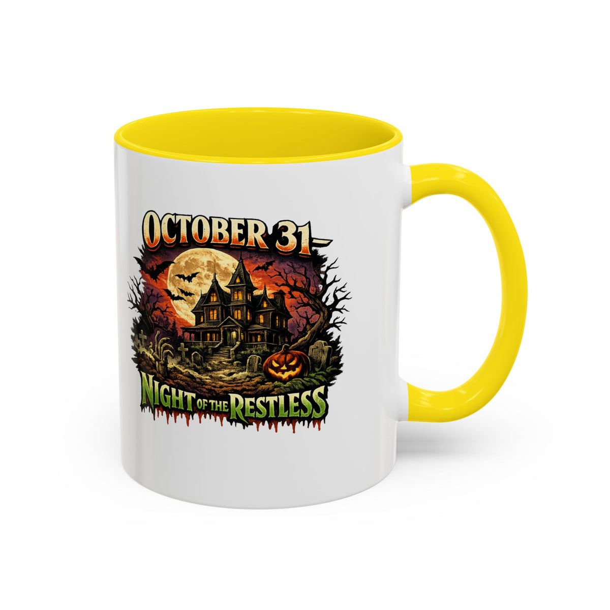 Halloween  October 31 Accent Coffee Mug
