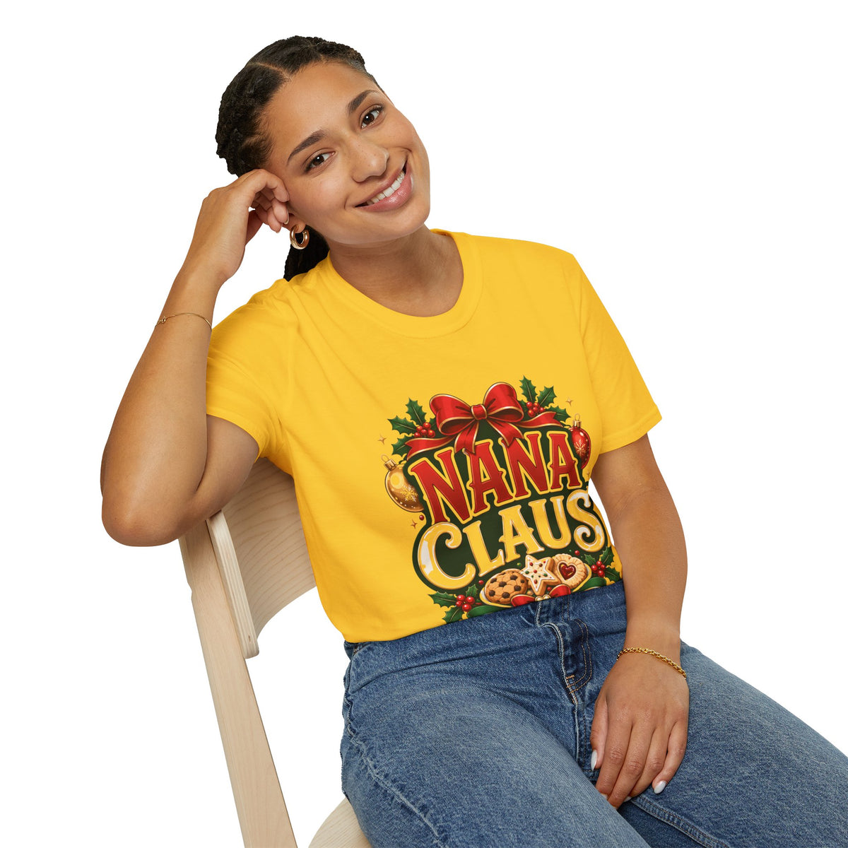 Nana Claus Christmas Tee — Festive Holiday Grandma T-Shirt