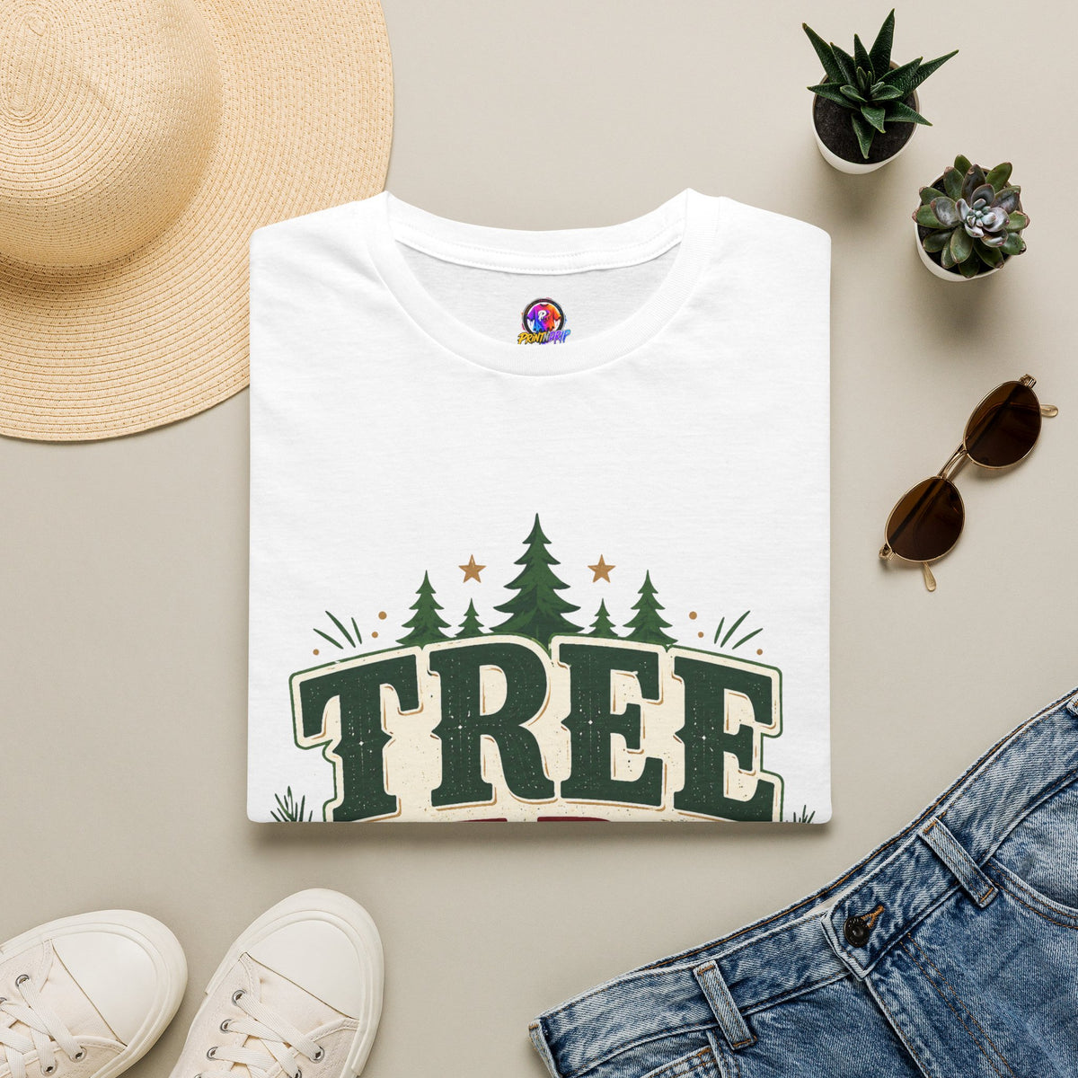 T-Shirt — Tree Farm Vibes Graphic Tee