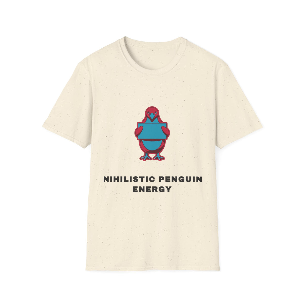 Minimalist Athletic Penguin T-Shirt — "Minimalistic Penguin Energy" Design - Trending Now - September 2026