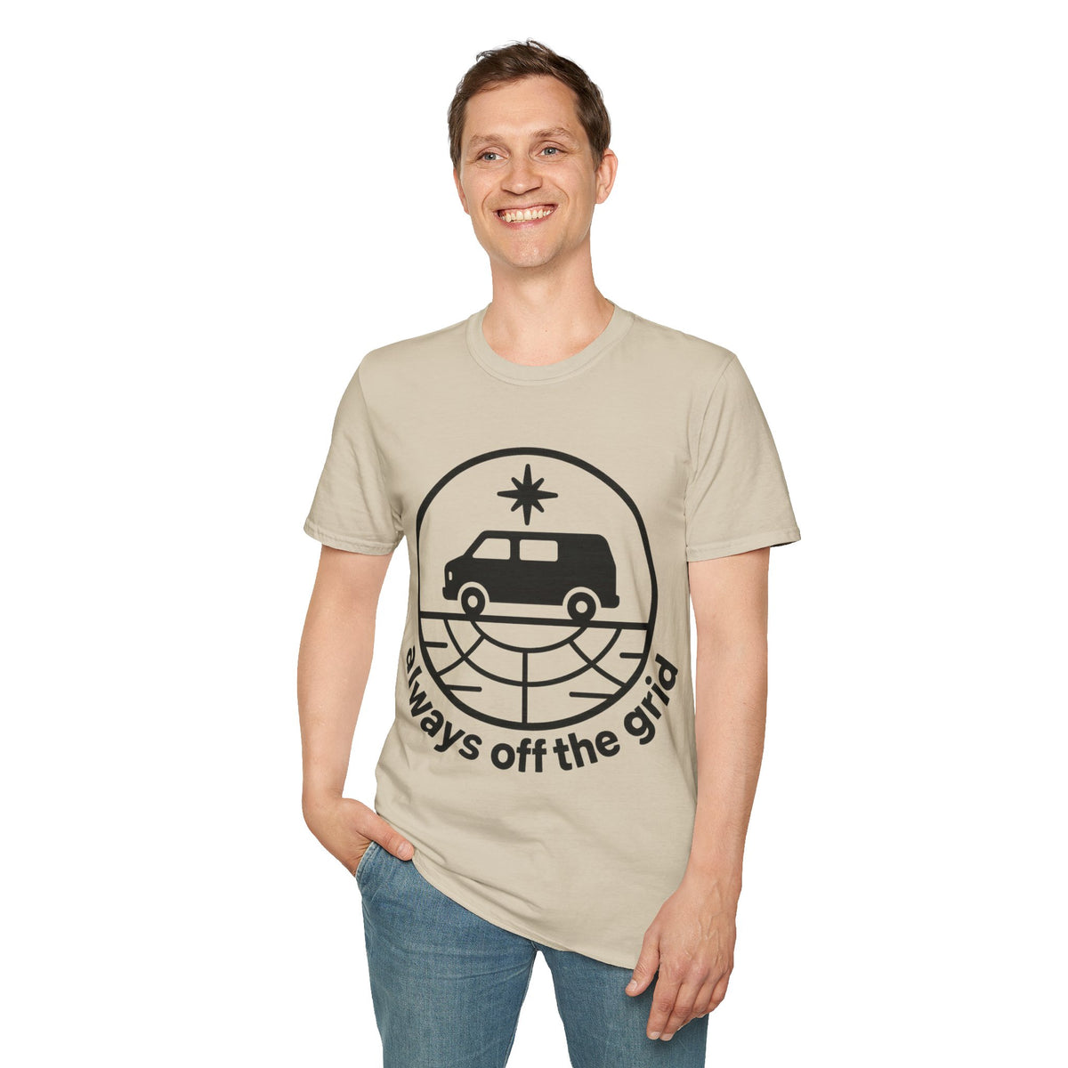 Minimal Black Graphic T-Shirt — Subtle Circular Emblem Tee - Trending Now - September 2026
