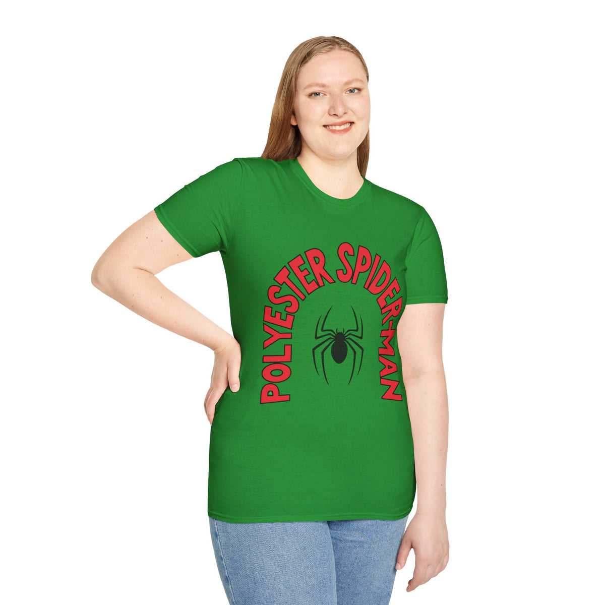 Spider Graphic T-Shirt — "Polyester Spiderman" Retro Spider Logo Tee - Trending Now - August 2026